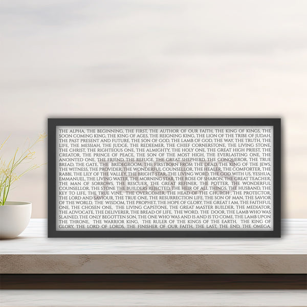 100 Names of Jesus (55x28cm)